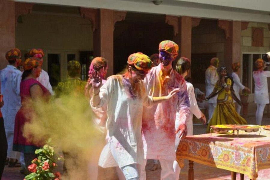 Celebrate Holi with Locals in Jaipur - Music, dancing, and the color celebration