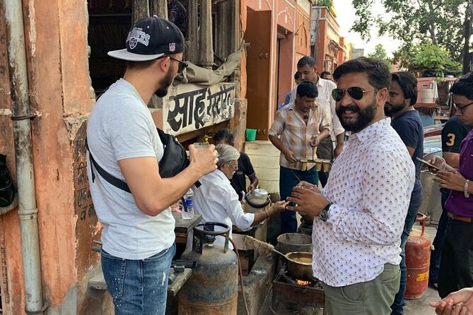 Cultural Walk and Food Tasting In Jaipur - Spice sellers, utensils, textiles, and furniture