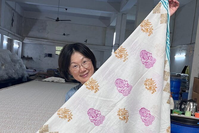 Exclusive Block Print Workshop in Rajasthan - The factory tour puts the craft in context