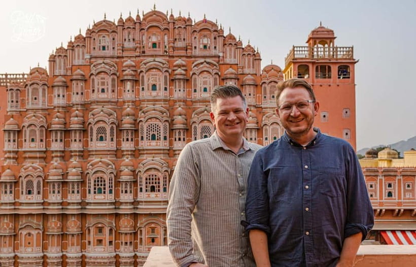 From New Delhi: Jaipur Day Trip by Train or Car - Hawa Mahal: 953 windows and a busy photo stop