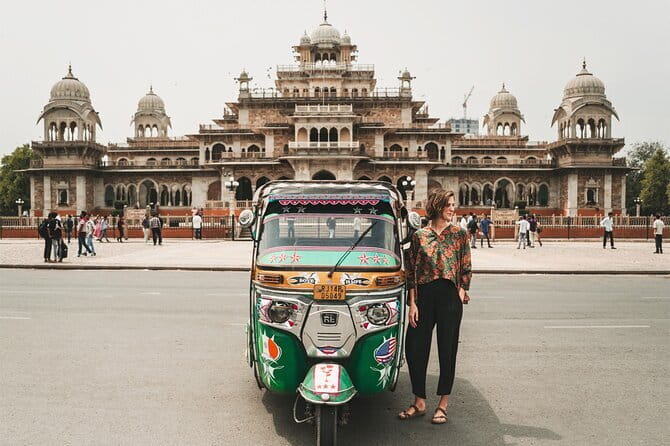 Full Day Jaipur Luxury Tuk-Tuk Tour - Jal Mahal: a short stop by Man Sagar Lake