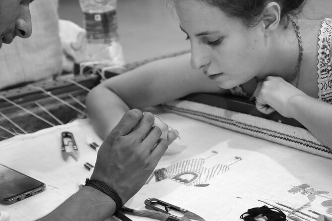 Hands-on Embroidery Workshop - Building skill through several stitch families