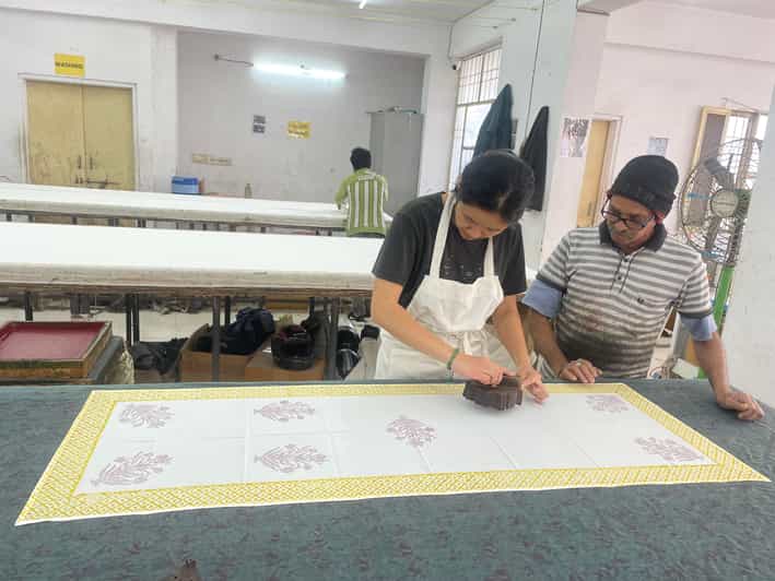 Jaipur: Block Printing Workshop and Hands-on Experience - Washing, drying, and the final color