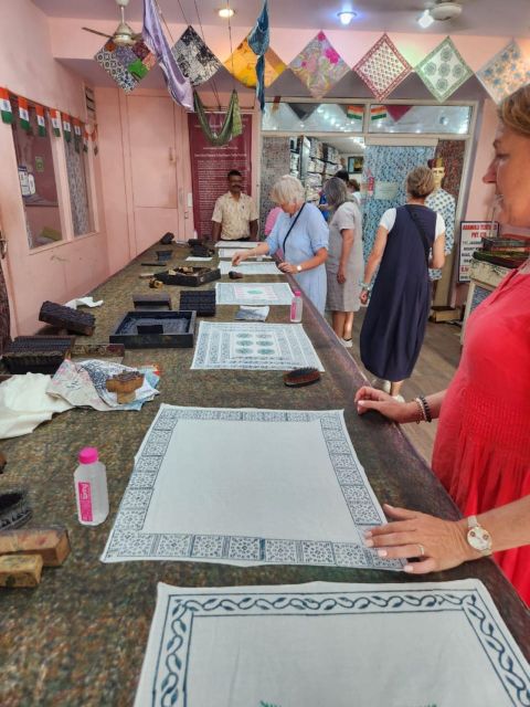 Jaipur: Block Printing Workshop In the Heart of City Center - Your first look at the blocks, colors, and cloth