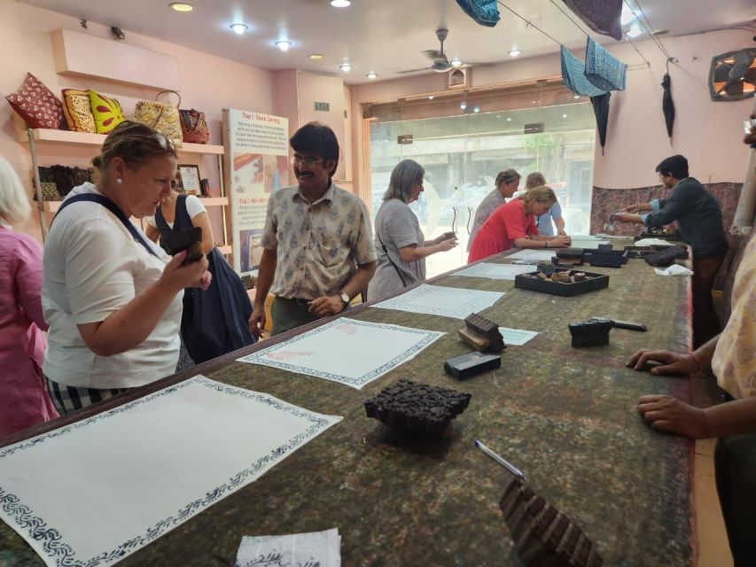 Jaipur: Block Printing Workshop In the Heart of City Center - Printing two take-home souvenirs