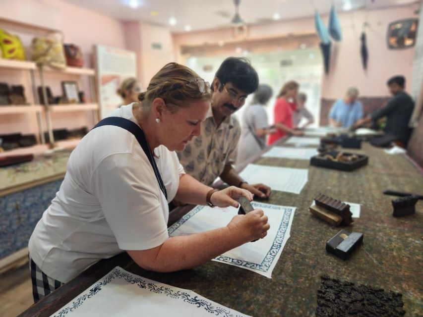 Jaipur: Block Printing Workshop In the Heart of City Center - Pickup, the car ride, and the workshop location