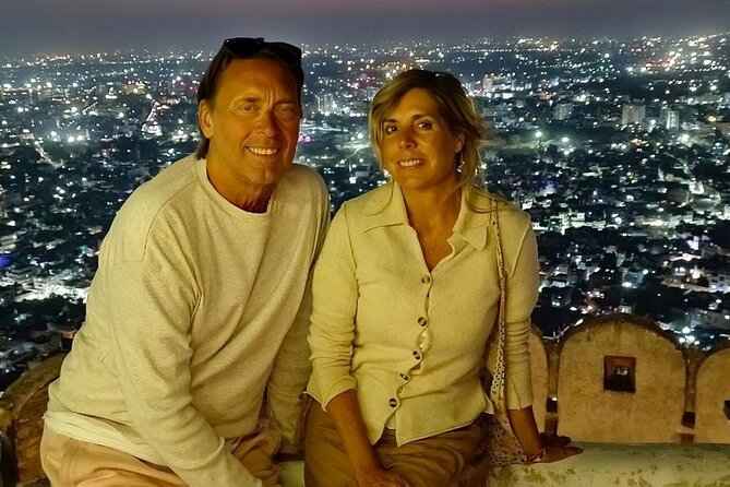 Jaipur by Night Evening Tour with Nahargarh Fort Views - Jaipur after sunset, with the roads doing half the sightseeing