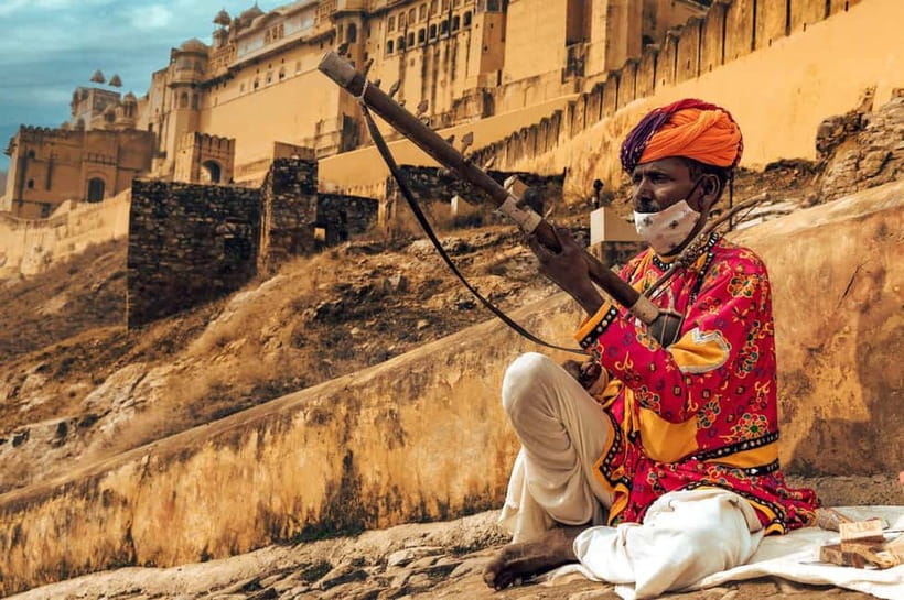 Jaipur City Tour Elephant Ride with Guide - Panna Meena ka Kund, a short architectural pause