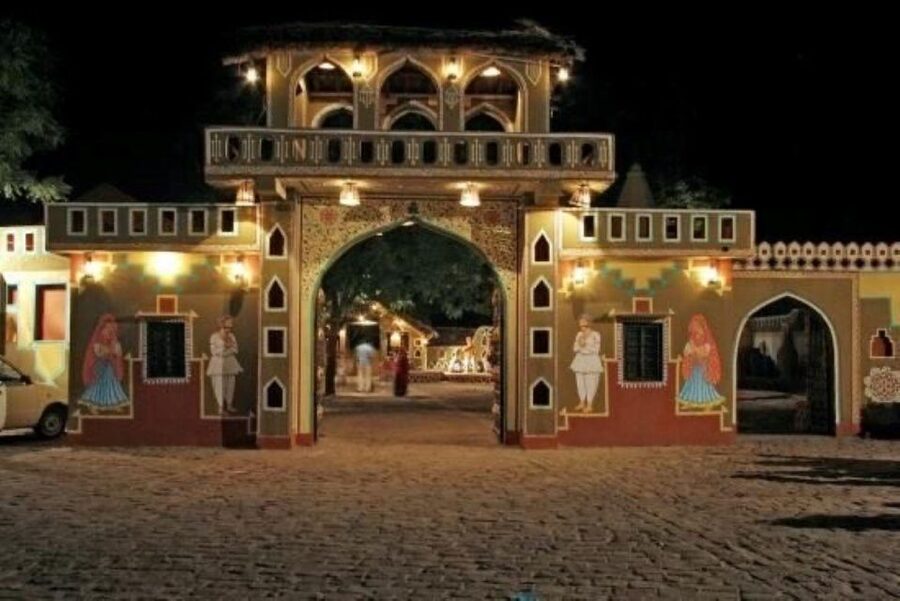 Jaipur Evening Tour Chokhi Dhani village culture with dinner - Private pickup makes the evening simple