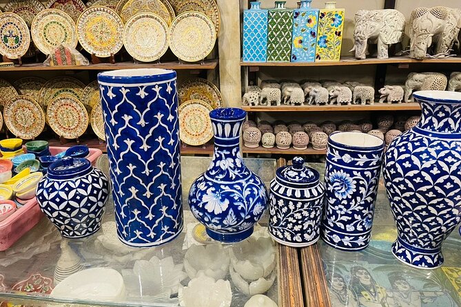 Jaipur Half-Day Shopping Tour with Hand Block Printing Class - Ratnavali Arts: jewelry with a workshop view