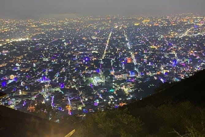Jaipur Nahargarh Fort Sunset and Night City Tour - Nahargarh Fort at sunset