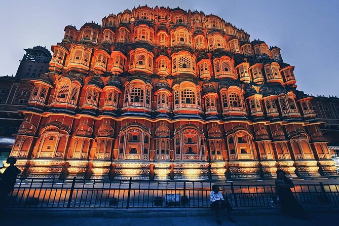 Jaipur Night Tour with Scenic Sunset at Monkey Temple - Key points at a glance