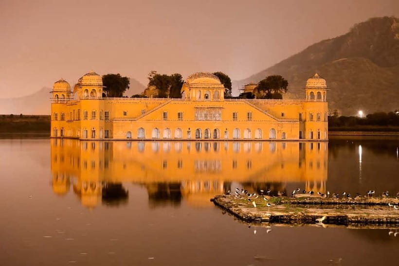Jaipur: Private Evening Tour with Monkey Temple Sunset - Jal Mahal is a quick photo stop