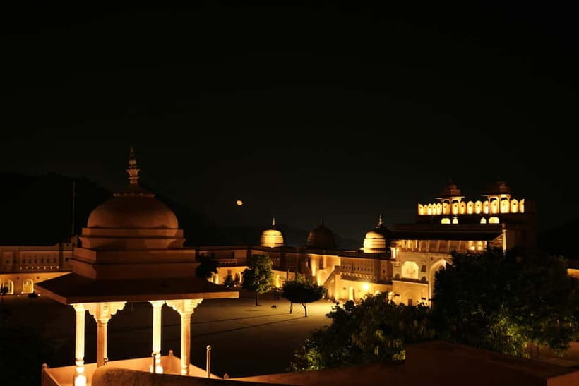 Jaipur: Private Evening Tour with Monkey Temple Sunset - Royal Gaitor begins the sightseeing