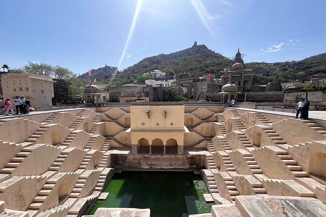 Jaipur Tuk Tuk Sightseeing Tour with Monkey Temple Sunset View - Jal Mahal from the lakeside