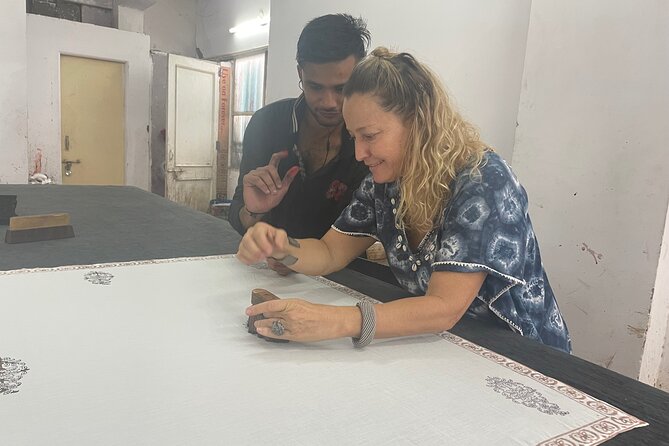 Learn Hand Block Printing Techniques & Print Your Own Fabric - Printing Your Own Scarf, Apron, or Tote