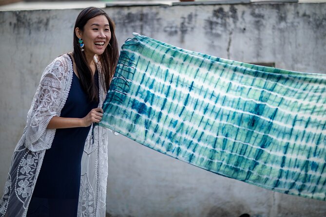Private Natural Dye and Block Print Workshop with Lunch - Shibori tie-dye with room for experiment
