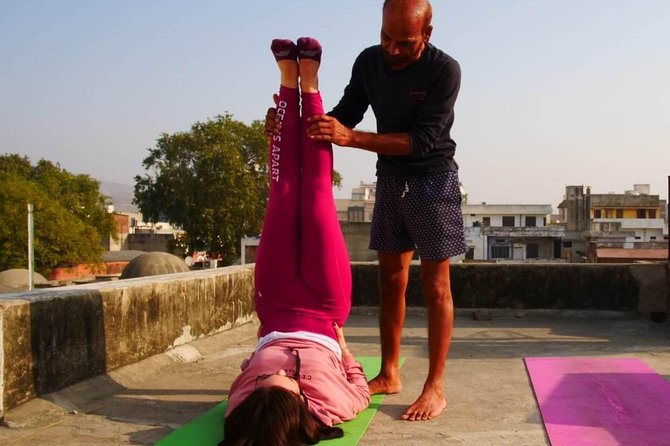 Rooftop Yoga in Jaipur – Includes Transport, Tea & Instructor - Starting the day above Jaipur