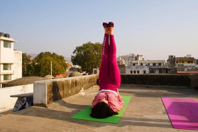 Rooftop Yoga in Jaipur – Includes Transport, Tea & Instructor - The rooftop near Hawa Mahal