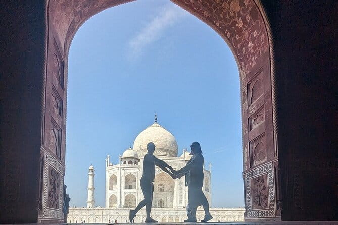Taj Mahal Agra Fort Fatehpur Sikri Day Trip from Jaipur - Mehtab Bagh and the view across the river